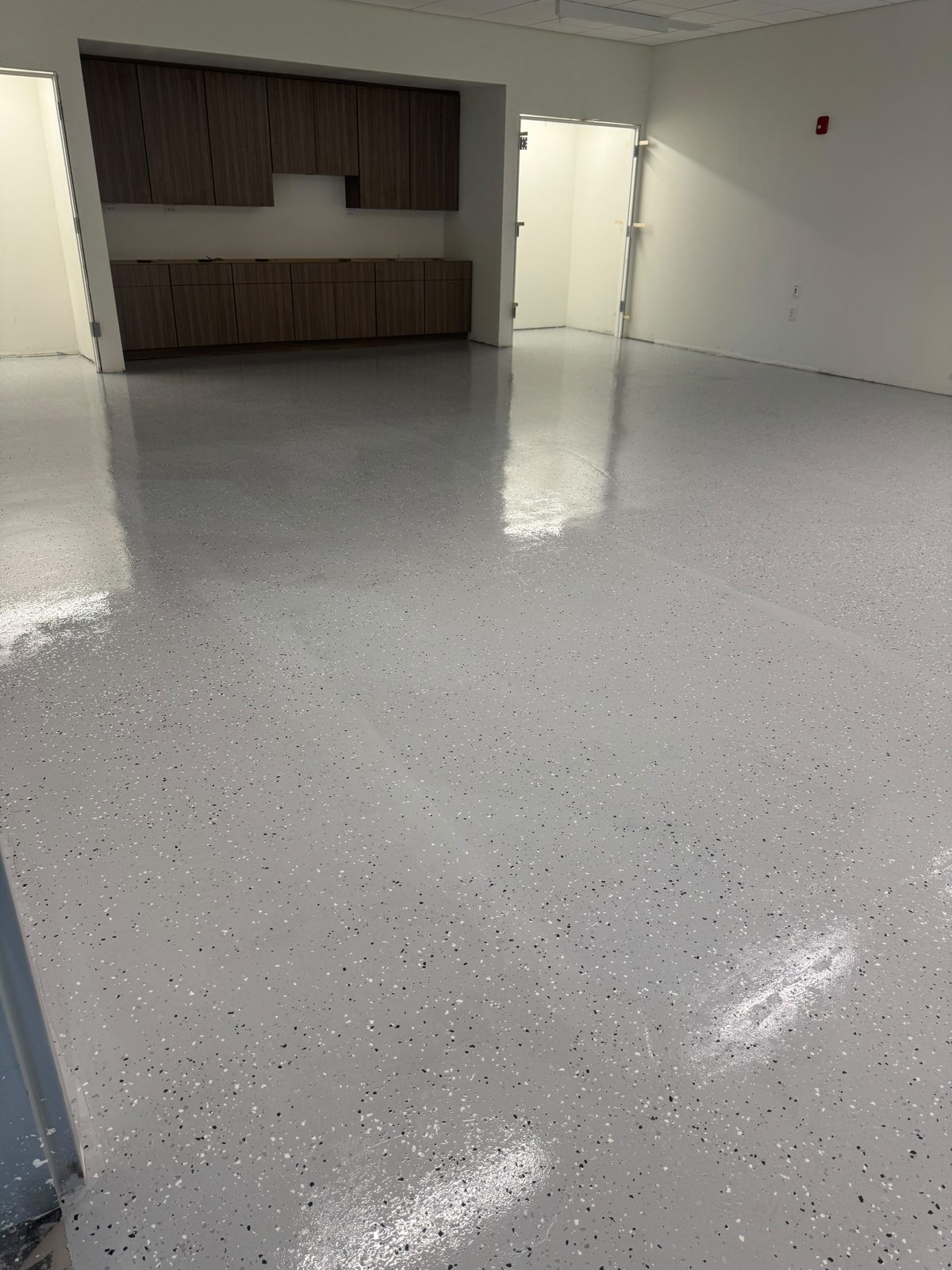 After — finished epoxy floor